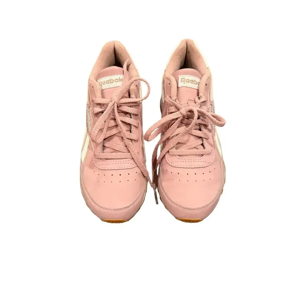 Reebok Women's Rewind Run Athletic Sneaker Smoros/White/Rosegold 6.5